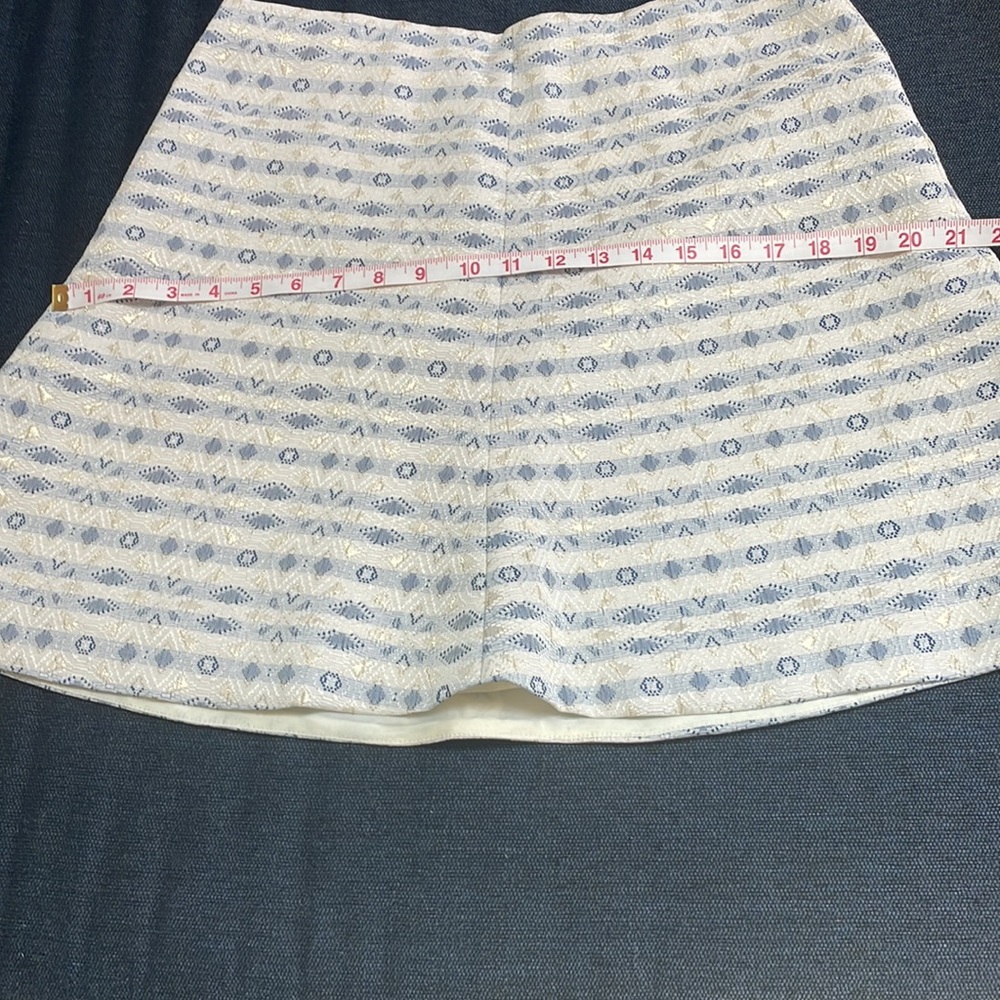 J.CREW JACQUARD FLARE SKIRT - Picture 8 of 14